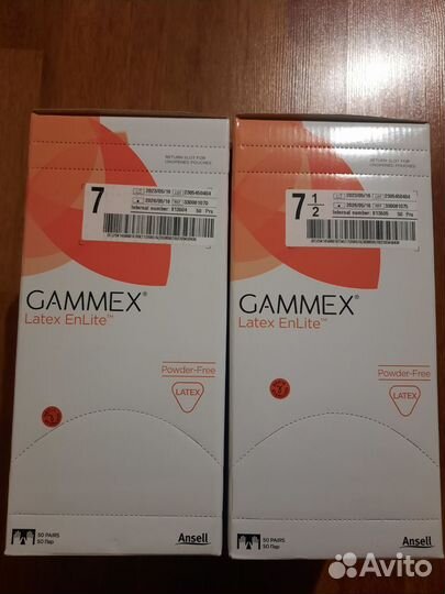 Перчатки хирургические Gammex