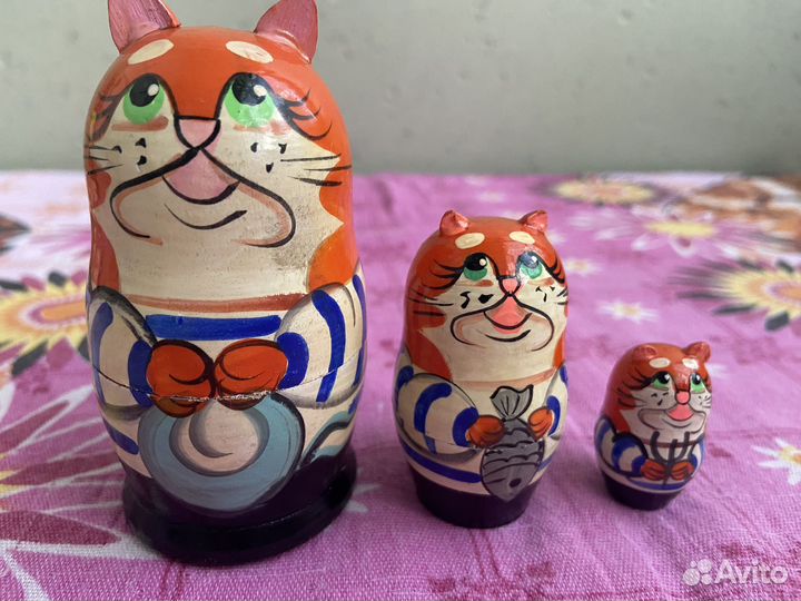 Матрешка-кот СССР