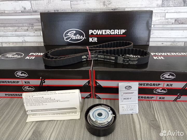 Комплект грм Гейтс на Приора Ларгус 8 клапанный