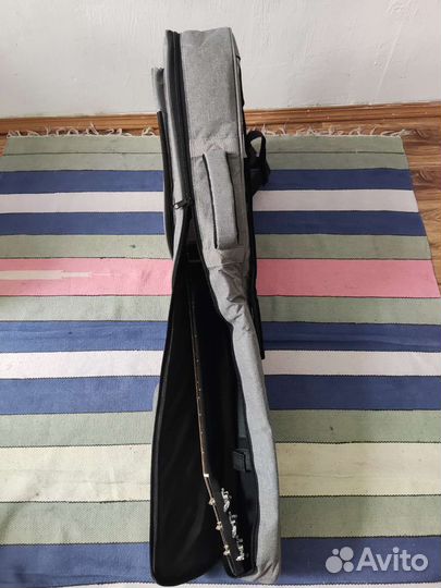 Чехол для акустической гитары 10 мм серый