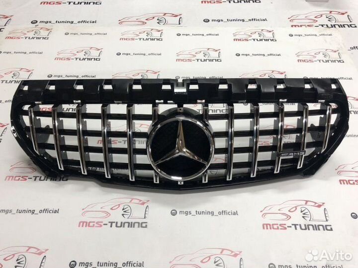 Решетка на Mercedes CLA class w117 GT Style + AMG