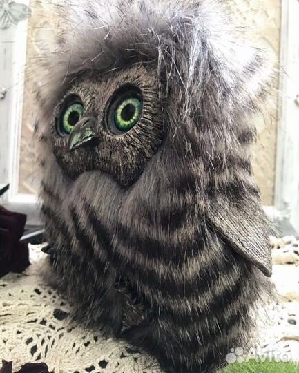 Сова, игрушка ручной работы
