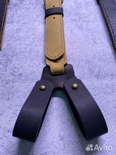 Подтяжки тактические, натуральная кожа