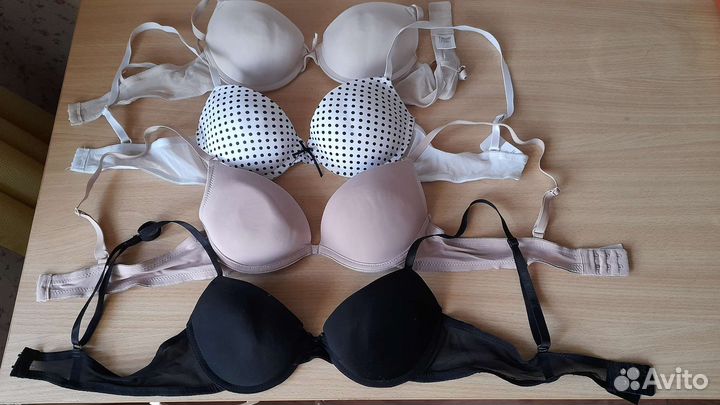 Бюстгальтеры 75В пушап, пакетом 5 шт