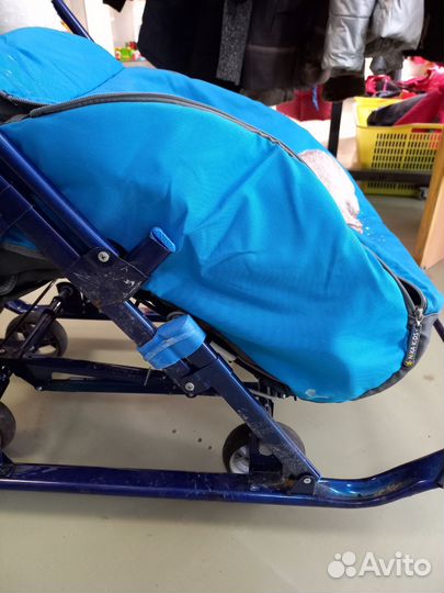 Коляска санки