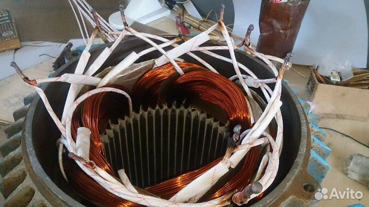 Перемотка ремонт электродвигателей насосов