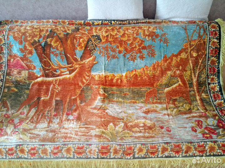 Плюшевые ковры времен СССР