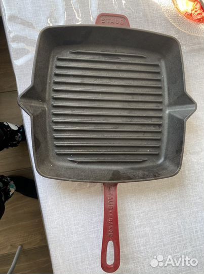 Чугунная сковорода гриль