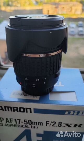 Объектив tamron 17-50mm f2.8 canon