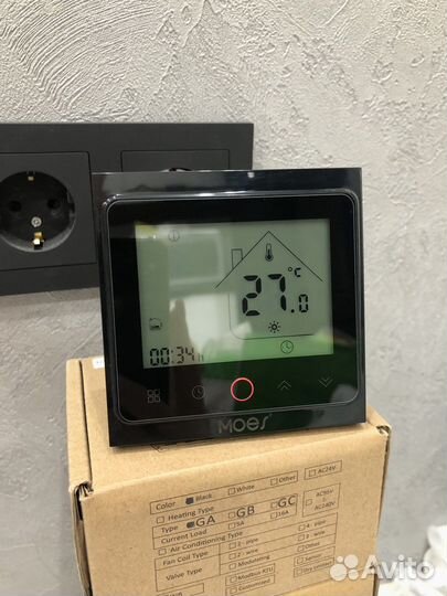 Умный терморегулятор для водяного пола WiFi