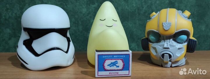 Бамблби и штурмовик звёздные войны ночники