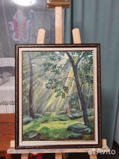 Картина акрилом на холсте