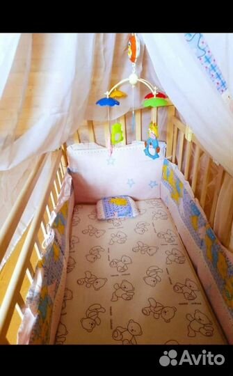 Детская кроватка коляска люлька