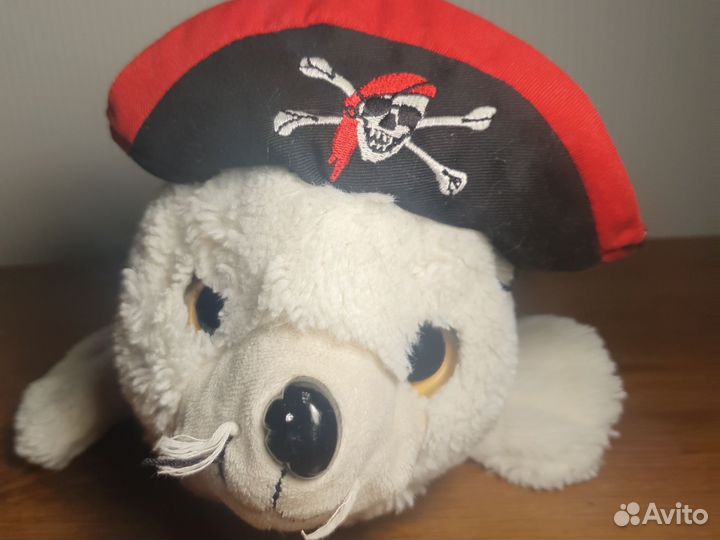 Мягкая игрушка морской котик-пират