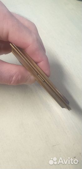 Портсигар латунный