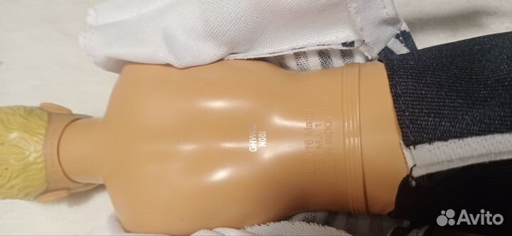 Куклы барби и Кен с ребенком, мопедом, собакой