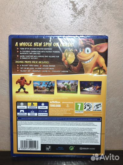 Игры PS4: Crash team Rumble (новая)