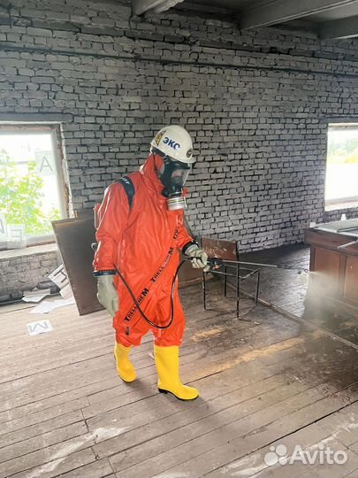 Демеркуризация. Замер паров ртути