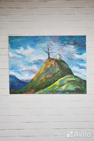 Картина маслом - На холмах