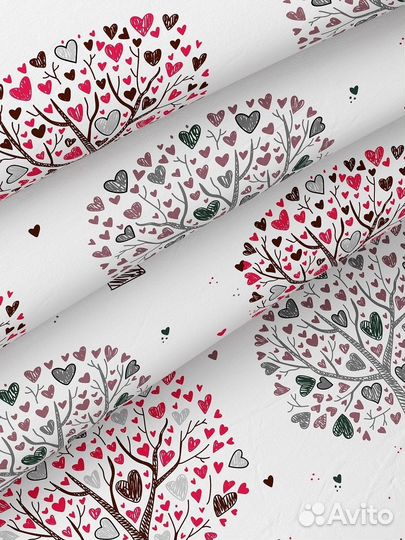 Евро комплект постельного белья поплин хлопок