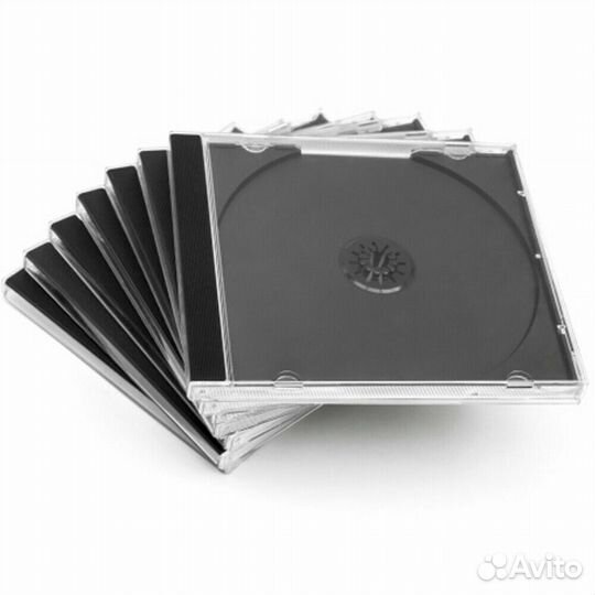 Футляры для CD дисков, на 1 диск, прозрачные и чё
