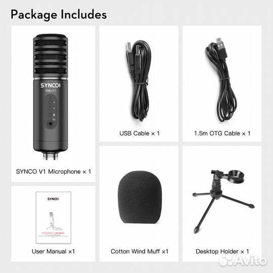 Микрофон Synco Mic-V1