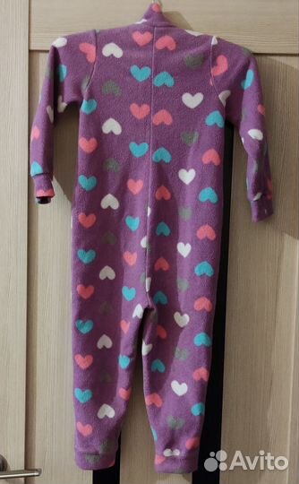Комбинезон флисовый 104-110 на девочку