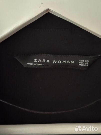 Блузка рубашка zara женская вискоза р.40-42