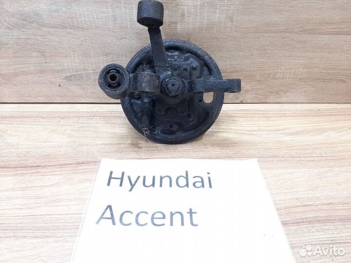 Ступица задняя левая под барабан Хендай Акцент