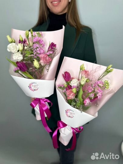 Букеты из живых цветов /букеты в наличии/под заказ