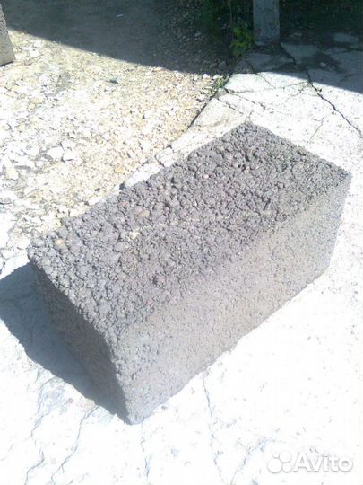 Блок керамзитобетонный перегородочный 2-х щелевой