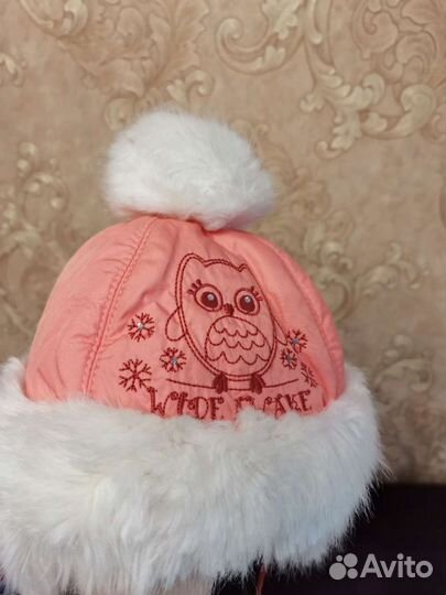 Шапка зимняя для девочки 50