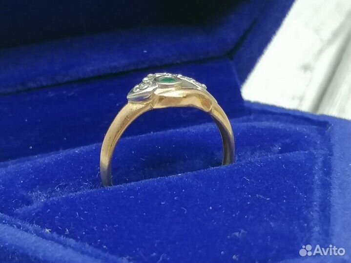 Золотое кольцо с Бриллиантом 585 пробы массой 2.19