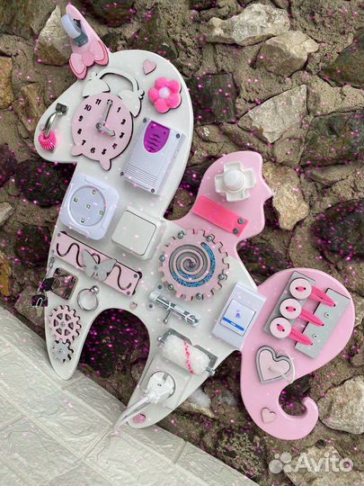 Бизиборд единорог