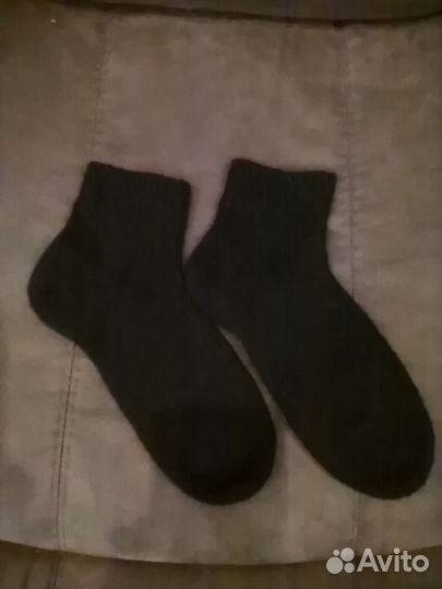 Вязаные носки из пуха норки. Новые