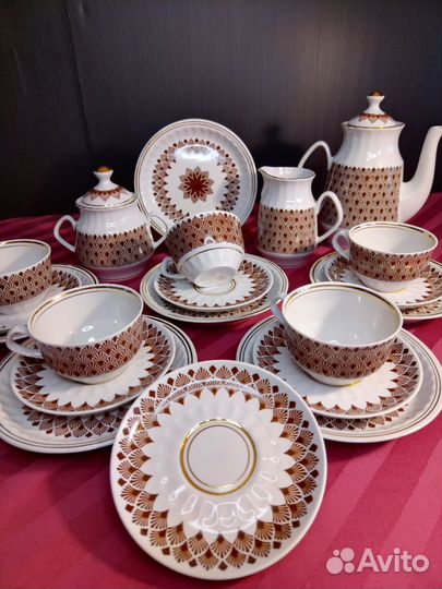 Кофейный сервиз, Рига фарфор