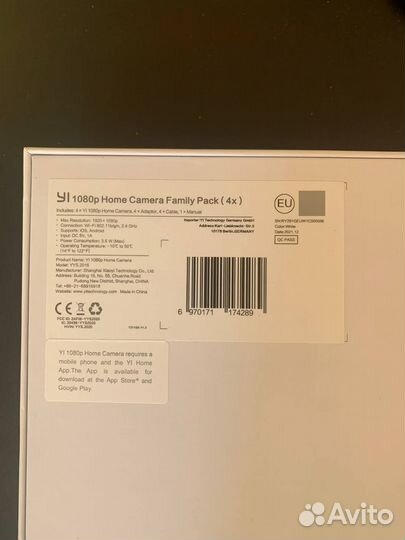 Камеры видеонаблюдения YI home 1080