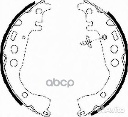 Колодки тормозные зад toyota corolla #ZE12#/VIT