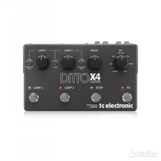 TC electronic ditto X4 looper, педаль эффекта двой