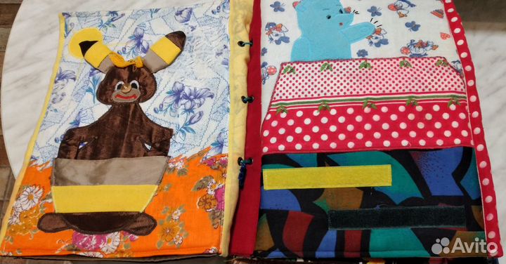 Развивающая мягкая книжка ручной работы