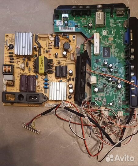 Плата и подсветка телевизора Fusion