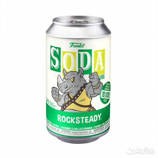 Фигурка Funko soda tmnt Rocksteady w/Chase 52392