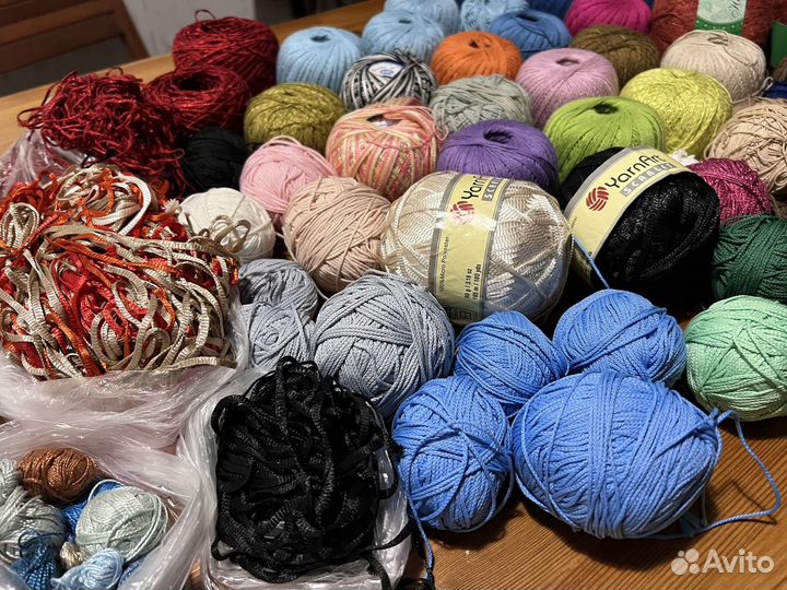 Пряжа нитки для вязания