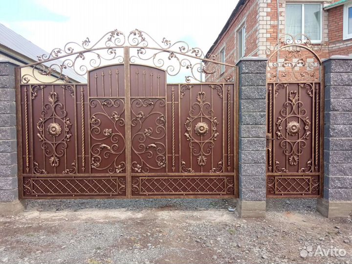 Изготовление ворот, заборов, козырьков, навесов