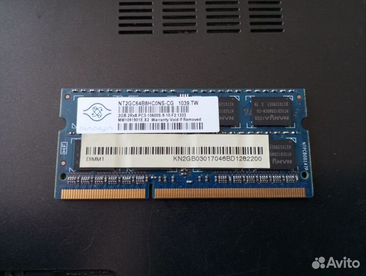 Ноутбук Packard Bell TX 86 - в разборе