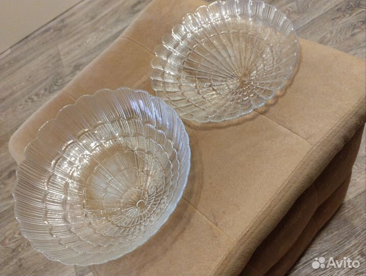 Набор салатников 2 шт. ракушка