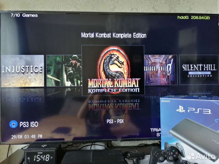 Прошитая ps3 s slim500гб 78игр