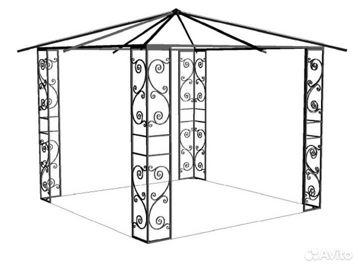 Беседки кованые разборные
