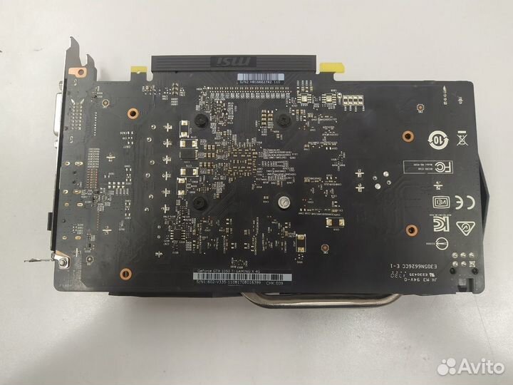 Видеокарта MSI GTX 1050 Ti Gaming X 4Gb