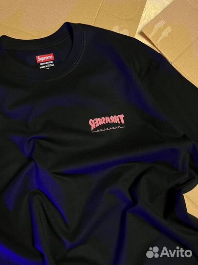 Футболка supreme x trasher